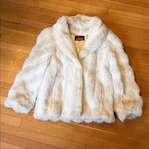 Jordache vintage Y2K faux fur coat